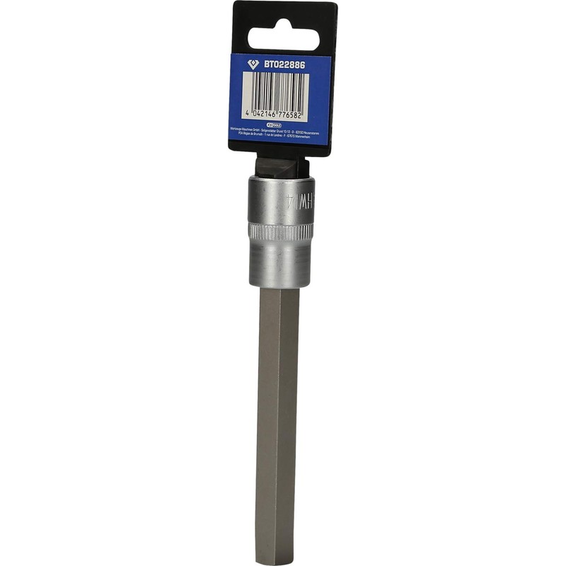 BRILLIANT TOOLS BT022886 1/2 Inch Hex Bit Socket, 140 mm
