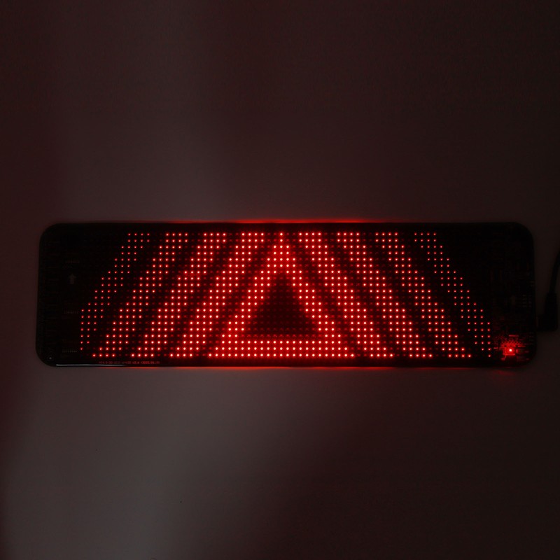 LED Car Sign Flexible Bluetooth App Control Programmable Scrolling Panel