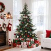 GarveeHome 6 Ft Pre-Lit Artificial Christmas Tree, Hinged Aspen Fir