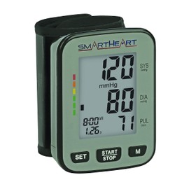 Smartheart Adult Cuff Arm Home Automatic Digital Blood Pressure Monitor Without Tube Black 1 Each