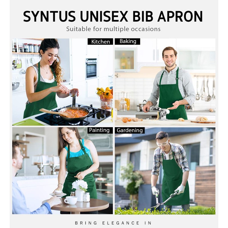 Syntus 2 Aprons, dunkelgrün