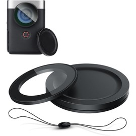 JJC UV Filter for Canon PowerShot V10 Vlog Camera,19 Layers Multi-Coated Ultra Slim UV Ultra Violet Filter Includes Metal Lens Cap and Filter Case