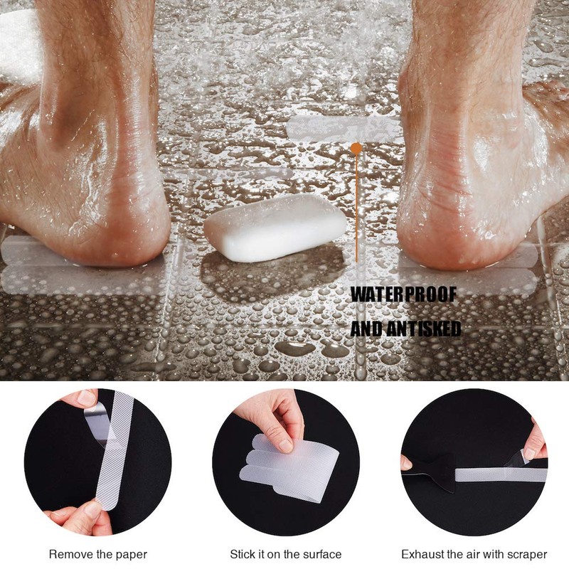 Secopad 36PCS Non Slip Bathtub Stickers, Shower Floor Non Slip
