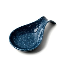 ANTIS'S HOME Ceramic Spoon Rest, Starry Night Glaze Spoon Holder, Heat Resistant Rest for Kitchen Counter, Teaspoon and Cooking Utensil Rest, Decorative Spoon Rest Kitchen Accessory