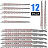 Hanida 9-Inch 5-Pack and 6-Inch 7-Pack Wood Pruning Saw Blades