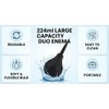 Enema Ducha XL 220 ml de Silicona Suave y Flexible