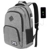 YAMTION Men's Women's Laptop Backpack with USB Charging Port for