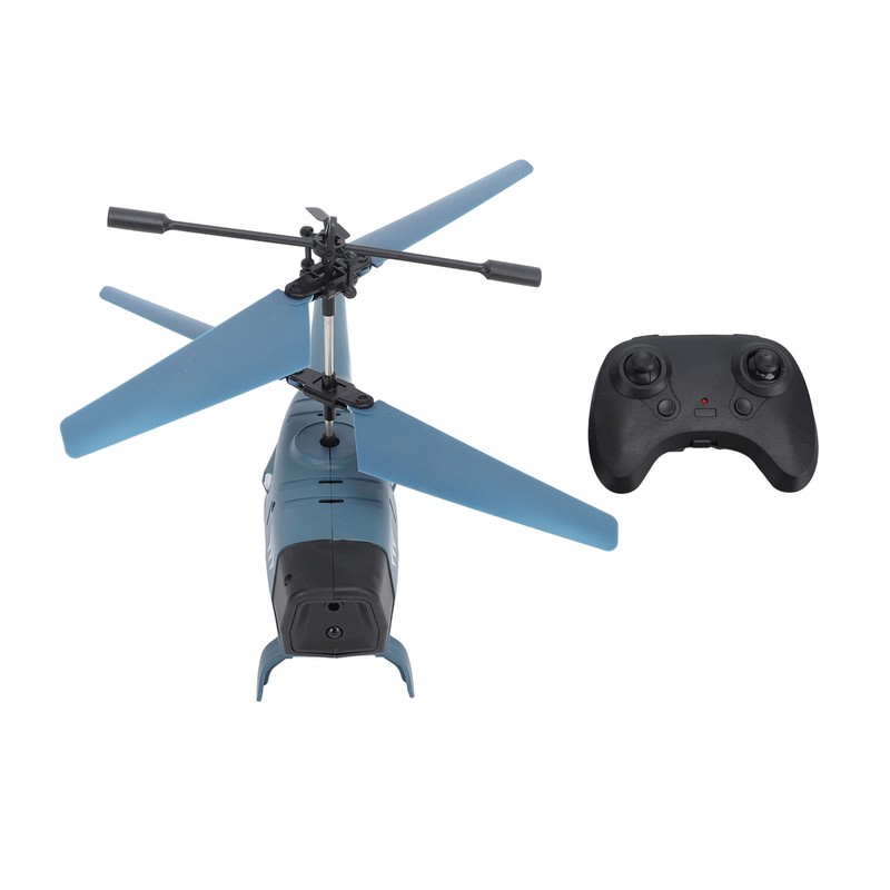 Remote Control Helicopter 3.5 Channel Intelligent Obstacle Avoidance Blue Remote