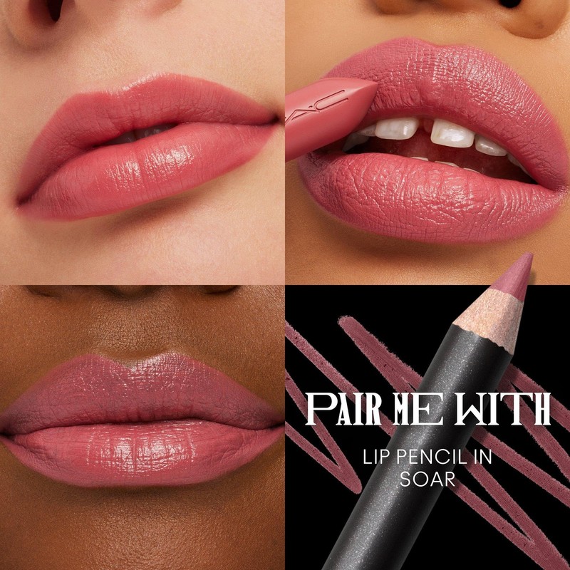 MAC M·A·Cximal Sleek Satin Lipstick, Brave, 0.12 Ounces