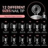 240PCS Short Almond Nail Tips - Soft Gel Extensions -