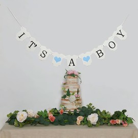 Its A Boy Banner for Gender Reveal Party Baby Shower,Its A Boy Sign Baby Boy Banner for Baby Boy Shower Decor,Baby Boy Shower Decorations Birthday Party Favors (Its A Boy Banner)
