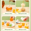 6Pcs Popsicle Mould,Ice Cube Mold with Lid and Reusable Popsicle