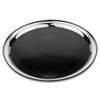 Stainless Steel Bar Tray with Black PVC 14 Inch -