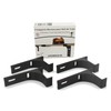 Locorico - 4 Wooden Train Wall Brackets
