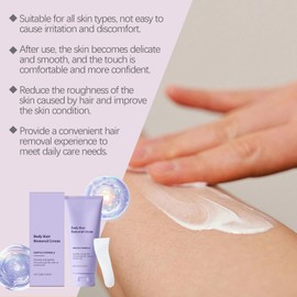 2 Pack Body Hair Removal Cream - Painless & Gentle Depilatory Cream, Unisex Body & Skincare, 7.06 Fl Oz