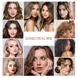 Wig Cap Set, 4 Pack Nylon Stocking Caps, Light Brown and Black