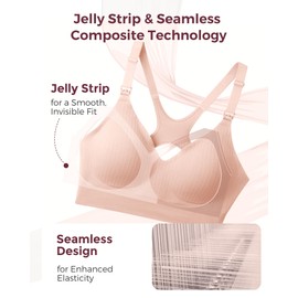 momcozy CoolFit Nursing Bra Sports Nursing Bra with Cooling Effect for Yoga & Workout Soft Supportive Pregnancy Bra with Racerback Breathable & Stretchy, black, XL