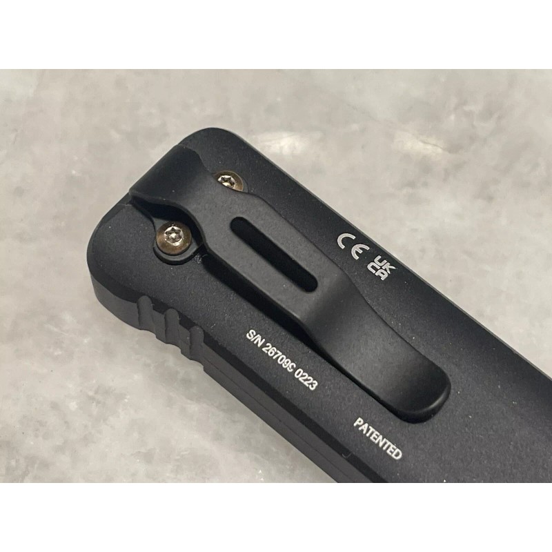 DH Black Pocket Clip W/Golden Bronze Torx Screws For Streamlight