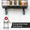 ODesign 4 Tier Height-Adjustable Shower Caddy Hanging Anti-Swing-Over The Shower