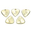 Dilwe 5 Pcs Guitar Picks, Metal Pick Plectrum for Acoustic