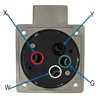 Conntek 50 Amp 125/250 Volt RV Marine Power Inlet -