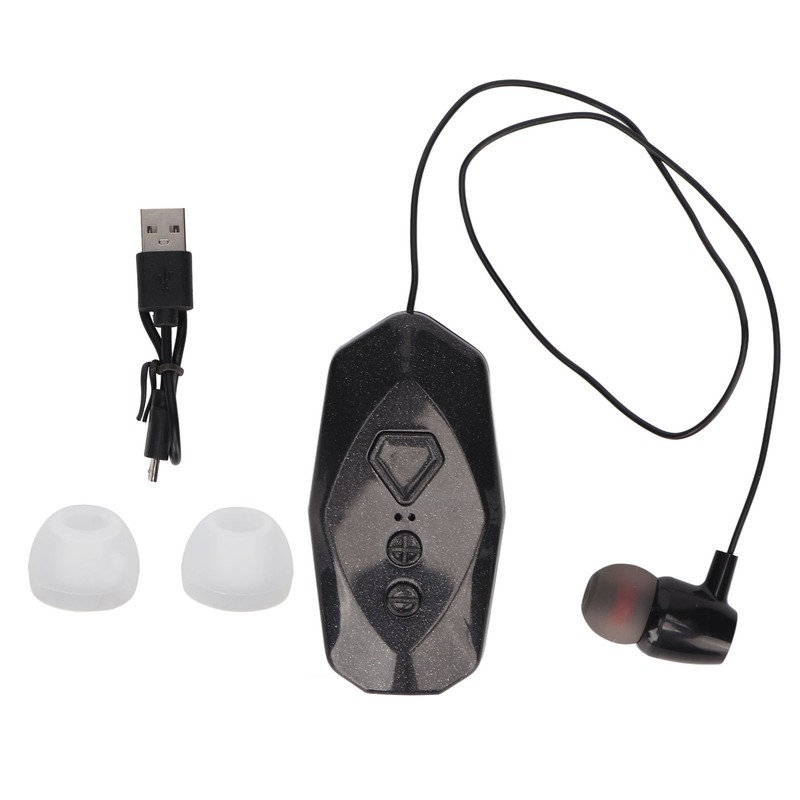 Clip On Wireless Earpiece Single Ear Long Battery Life Power
