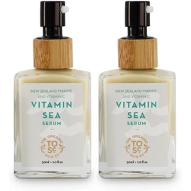 The Organic Skin Co. Sérum Facial Con Vitamina C Para Una Piel Radiante (Paquete De 2), Rejuvenecedor E Iluminador Con Vitamina C Y Aceites Faciales Orgánicos Hidratantes, Antiedad, Vegano,