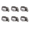 30Pcs Hose Clamps German Style Adjustable 304 Stainless Steel Fuel