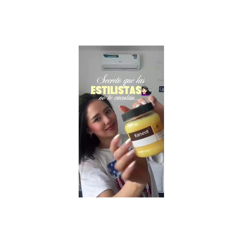 Carsell Colágeno Mascarilla Restauradora Para Cabello Dañado