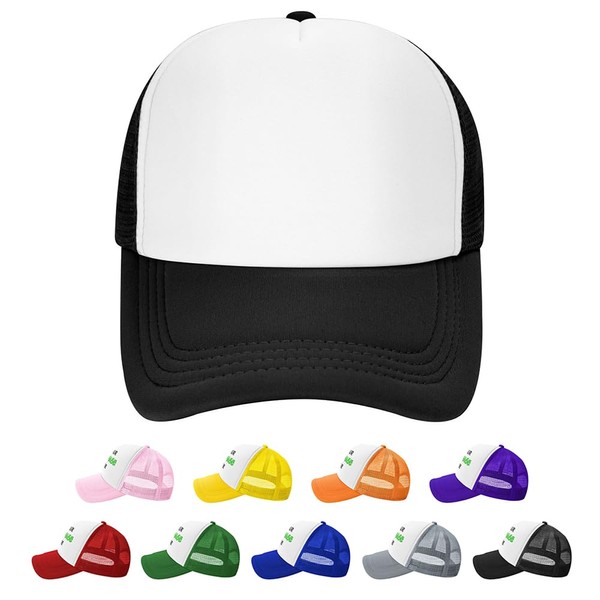 ZJHCEUS Custom Mesh Trucker Hat Custom Baseball Cap, Personalized Text