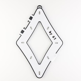 Southern Rec Supply Outsville Accu Rack Carry Case Hard Template Sheet Holder/Carrier 9 Ball (White)