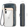 GAEKEAO Leather Credit Card Holder Wallet for Women RFID Blocking