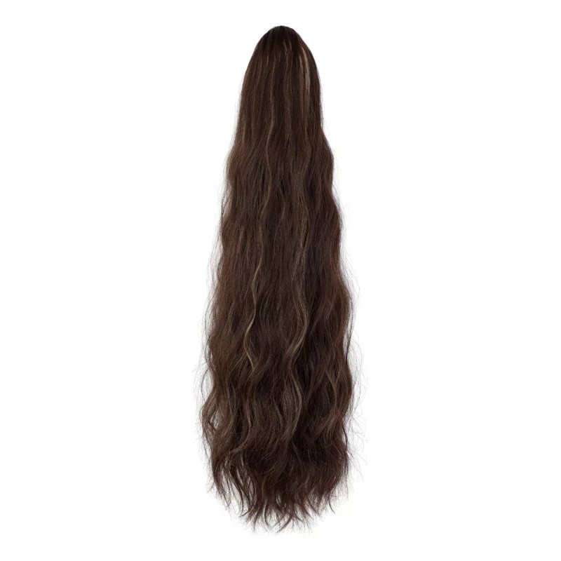 Xbwig Extensiones Natural Coletas Cola Caballo Ondulado 24 PLG