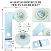 POSEAGLE [Upgraded] 4392067 Dryer Repair Kit with WPW10314173 Drum Roller