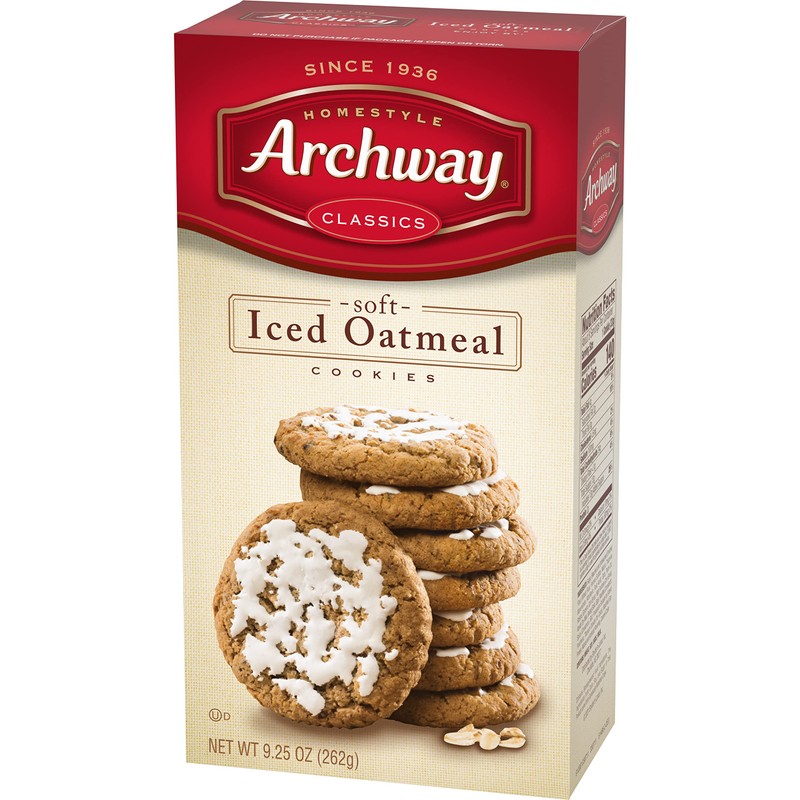 Archway Cookies, Soft Iced Oatmeal Cookies, 9.25 Oz