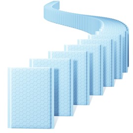 Switory 50pcs Bubble Mailers 6x10 Padded Envelopes 6x10 Usable Size 6x9 Self Seal Bubble Mailer Thick Shipping Envelopes Cushion Mailers for Mailing Jewelry Makeup Supplies Light Blue