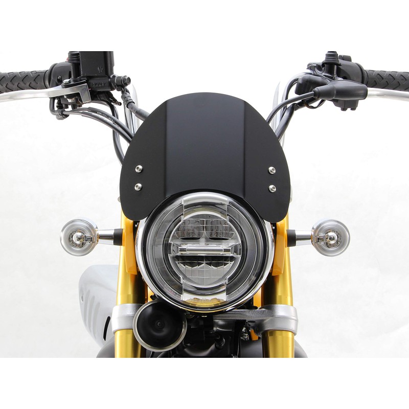 Hurricane HA6120 Front Visor, Black, Compatible: Monkey 125