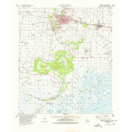 YellowMaps Abbeville LA topo map, 1:62500 Scale, 15 X 15 Minute, Historical, 1975, Updated 1978, 21.9 x 17.9 in - Polypropylene