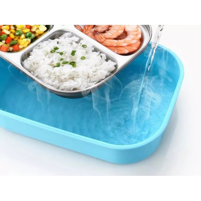 Lunchbox Contenedor Alimentos Lonchera Lunch Box Termica 4 Divisiones