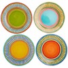 Certified International Valencia Dinner Plates (Set of 4), 11.25", Multicolor