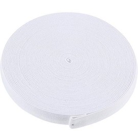 White Knit Elastic Spool (5/8 Inch x 11 Yard)