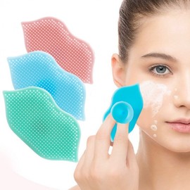 Portable Mini Facial Cleansing & Makeup Remover Brush with Suction Cup - Cross-Border Exclusive Free Size/Light Blue 15ea