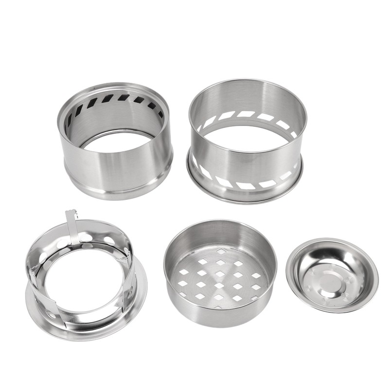 Mini Alcohol Stove for Camping Hiking Stainless Steel Campfire Stove
