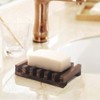 NT-ling 1 Pack Soap Dishes &1PCS Soap Bags, Wooden Soap