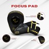 Bravose Armour Boxing Pads Focus Mitts Leather Round Curved Punching