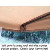 Replacement Canopy Top Cover for Garden Treasures 2 Person Swing