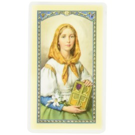 Hirten St Dymphna Laminated Catholic Holy Card Prayer Card