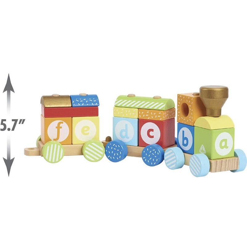 Early Learning Centre Wooden Stacking Train Hand Eye Coordination 15