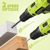 PULITUO'S 20V Cordless Drill/Driver, Electric Screwdriver - 2 Batteries, 30Nm,