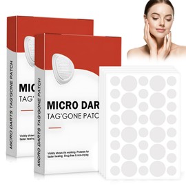Pro MicroDarts TAG'Gone Hautpflaster, 288pcs Natürlich Nano Pickel Pflaster, Anti-Akne-Pflaster zum Abdecken von Pickeln und Hautunreinheiten für Alle Hauttypen